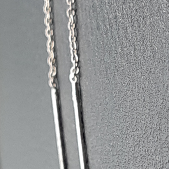 Silver Whale Tail Pierced Earrings - Picture 4 of 8